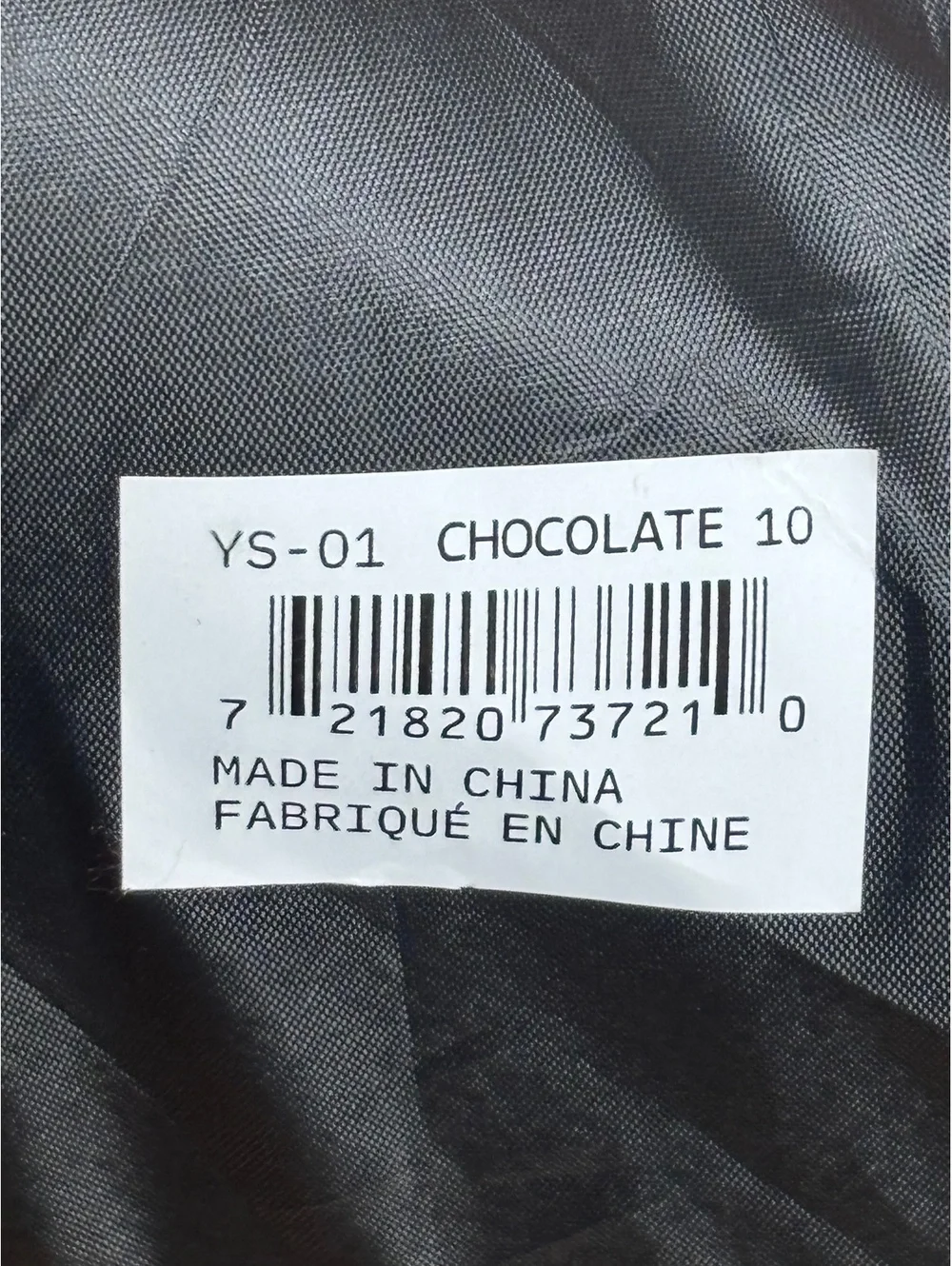YS-01 chocolate yeezy slide size 10